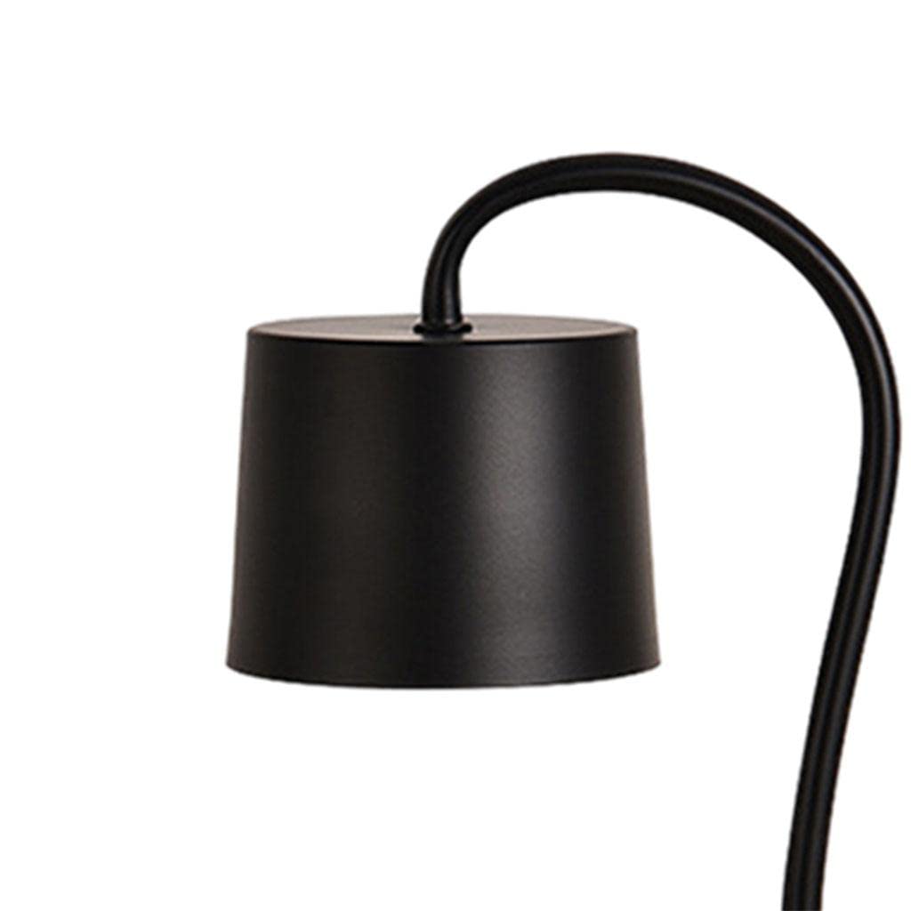 Podgrzewacz świec Lampa Top-Down Świeca topiąca się do świec zapachowych w słoiku, czarna, średnia