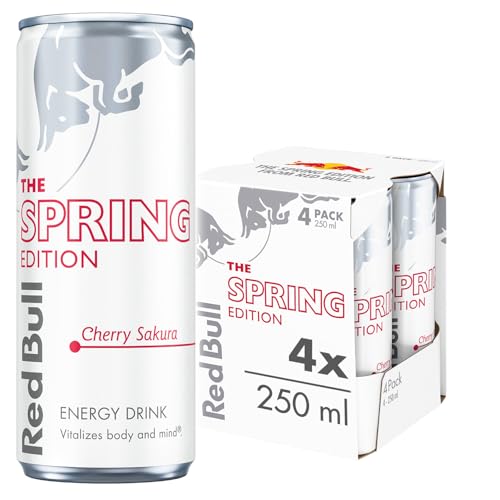 Red Bull Cherry Sakura Spring Edition 250ml 4 cans