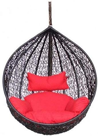 Kaushalendra Hammock Swing For Adult Hanging Chair Balcony Indoor Jhula Heavy Duty Very Strong 150 Kg Capacity Swings With Accessory And Cushion Amazon In Furniture