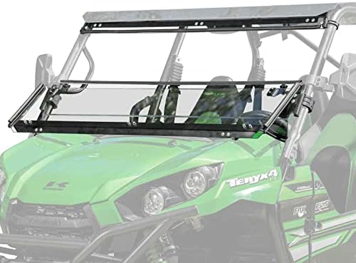 SuperATV Heavy Duty Scratch Resistant 3-in-1 Windshield for 2016+...