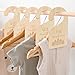 Wooden Baby Clothes Dividers - Double Sided Clothing Organizer, Sided Baby Clothes Size Hanger Organizer, Wood Size Dividers for Newborn to 24 Months（Tree Pattern）