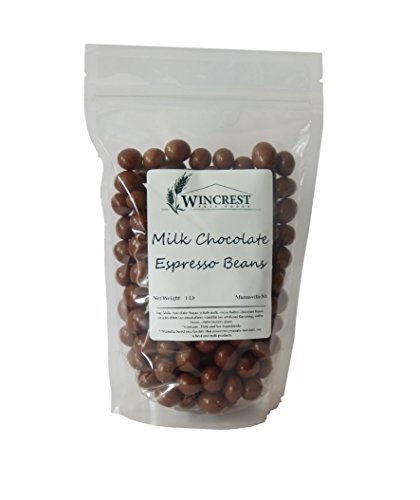 Milk Chocolate Covered Espresso Beans (1 Pound Bag)
