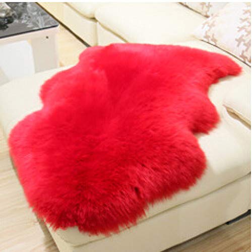 Tapis en peau de mouton 70x200 cm tapis pure laine motif tigre chambre et salon