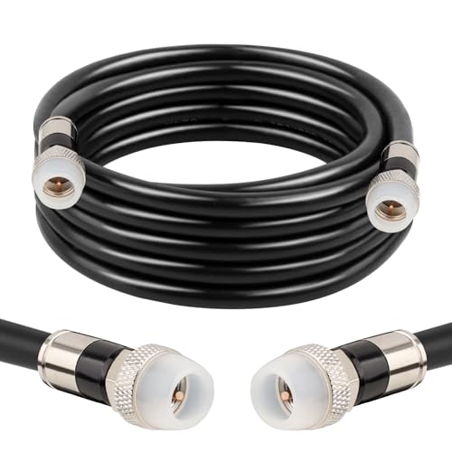 Câble coaxial RG6 anti-interférence 3m avec connecteurs étanches contre les pertes de signal
