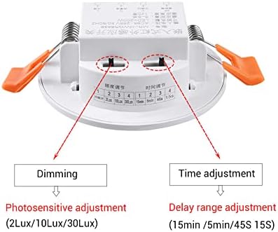 Miniatura 4 de Accesorios de iluminación 1 unid llevó la lámpara titular de la lámpara del sensor de movimiento infrarrojo PIR Control de sonido Base de la lámpara