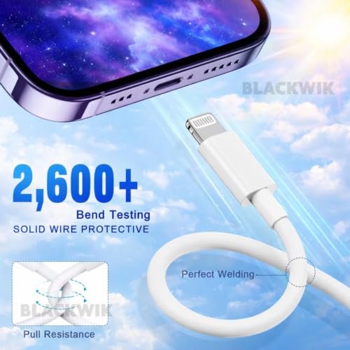Image of Blackwik Type C to Lightning Charging cable compatible with iphone