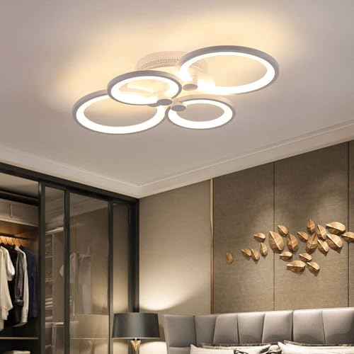 Plafonnier LED télécommande fini la lumière agressive dans le salon
