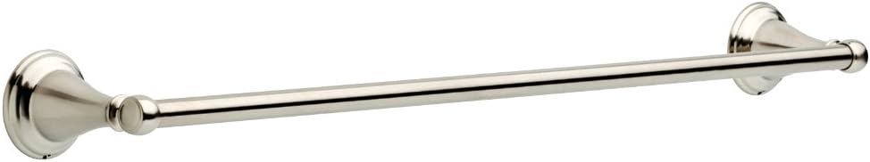 DELTA Bath Accessories 79624-SS Windemere Bathroom Sets, 24" Towel Rack, Brilliance Stainless Steel