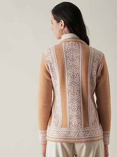 Image of Modeve Women Zig Zag Print Casual Sweater for Winter||Winterwear||