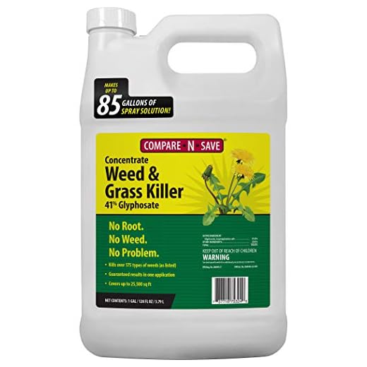 Compare-N-Save 016869 Concentrate Grass and Weed Killer, 41-Percent Glyphosate, 1-Gallon , White