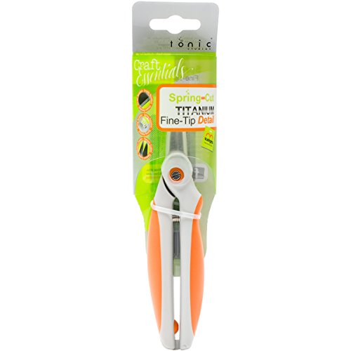 Tonic Studios 6-1/2-Inch Kushgrip Spring-Cut Detail Scissors