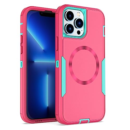 showdd Designed for iPhone 13 pro max Case,Rose Blue