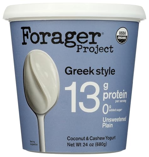 FORAGER PROJECT Organic Plain Greek Cashew Yogurt, 24 OZ