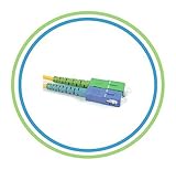 FiberShack - 1M / 3.28ft - SC/APC to SC - Single Mode - Simplex - Fiber Optic Patch Cable