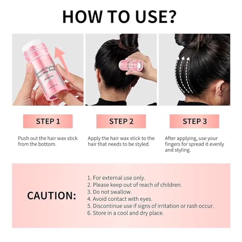 Bálsamo de cera para peinar cabello para mujer y hombre miniatura 7