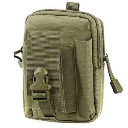 HOMAXA Mini Green Waist Pouch with Multiple Compartments, Water-Resistant, Molle Compatible – Travel, EDC, Hiking Accessories-image-36