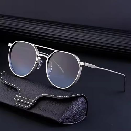 Image of Dervin UV Protected Round Sunglasses for Men and Women