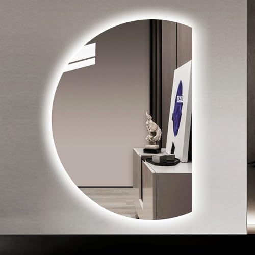 Grand miroir de maquillage LED dimmable et connecté avec commande tactile - 2