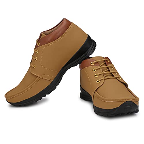 Image of Men's Casual Boots for Men Stylish, Durable & Comfortable Everyday Footwear for Travel, Work, or Outings, Ideal for All-Season Casual Use