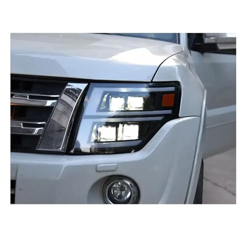 Faros delanteros Mitsubishi Pajero V97 V93 2006-2021 luces circulación diurna 7