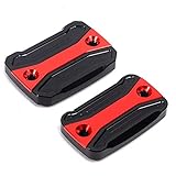 Ölbehälter Abdeckung Bremsflüssigkeitsreservoir -Abdeckung Vordere Zylinderkappen Für Ducati Monster 796 Hypermotard Monster 696 695 2014 2015 (Color : Brake-Clutch red)