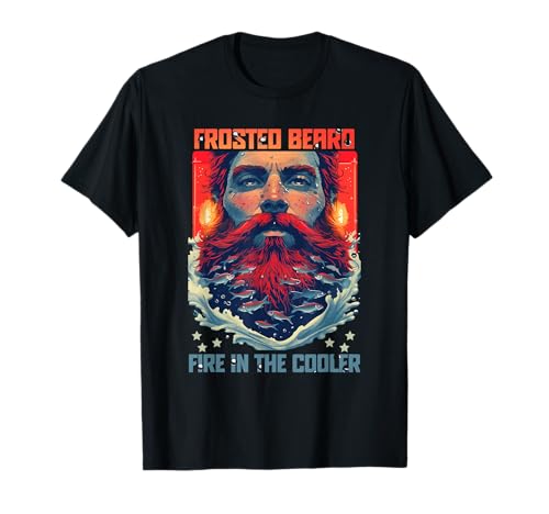 Frosted Beard Fire in The Cooler Camiseta