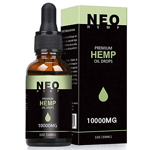 Premium Hemp Natural Oil,High Strength Hemp Pure Oil, Vegan Friendly, Advanced Formula from USA (10000MG)