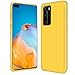 Produktbild Conie Hülle für Huawei P40 Pro, TPU Silikon Case [MICROFASER Innenfutter] Anti Kratz, Handyhülle P40 Pro, Gelb