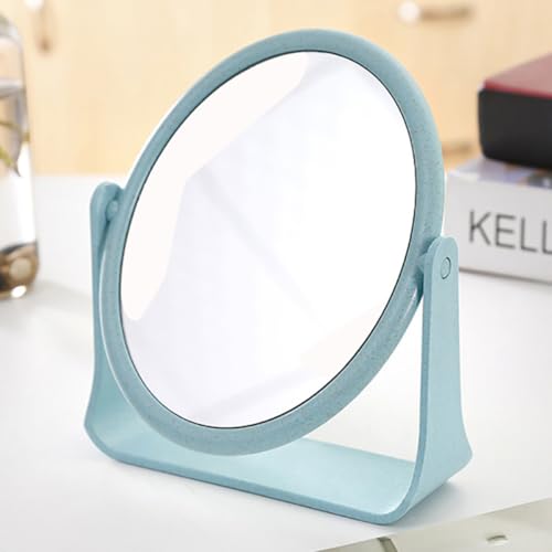 Set de 2 espejos para maquillaje Beaupretty azul miniatura 6