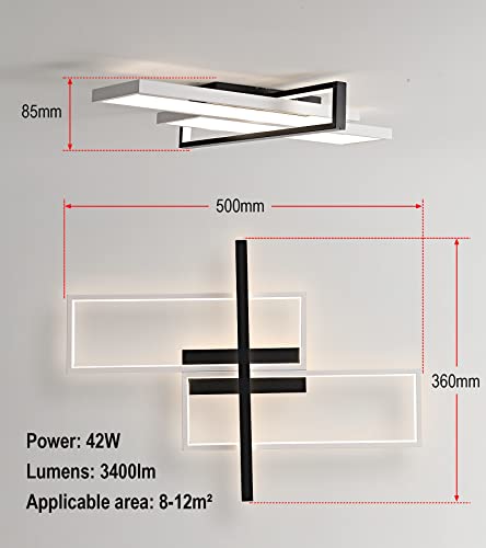 Plafonniers LED avec télécommande pour stopper la fatigue visuelle dans le salon - 5