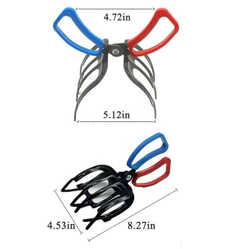 Generic 2Pcs Upgrade 3 Claw Fish Gripper,Metal Fishing Pliers Gripper Fish Control Clamp,Multifunctional Fish Grabber Tool,Most Freshwater Fish Grip Tackle Holder thumb #5