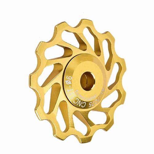 Conjunto de Polia de Roda Guia de Rolamento de Rolo de Polia de Desviador Traseiro de Bicicleta (11T