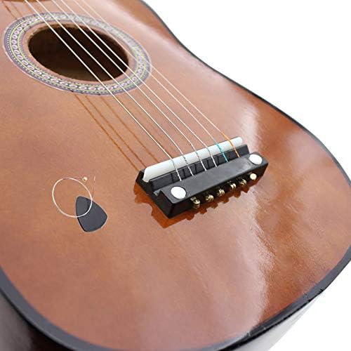 Home 168 Children Guitar, Child Guitar Toy Guitar for Kids Ages 9-12 for Home School for Gift for Boys Girls Teens(coffee)