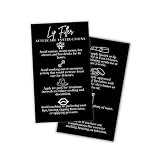 Lip Filler Aftercare Instruction Cards 50pk 2x3.5” Do’s and Don’ts Post Care Bruising Swelling Recovery Stages of Healing for Clients After