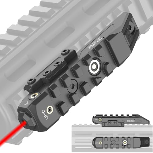 SOLOFISH SL-1107 Red Laser Sight Compatible with Picatinny Rail, Low-Profile Tactical Rifle Laser