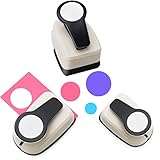 3 PCS Paper Punch Set Creative Craft Circle Hole Punch for Paper Crafts,Cardstock and Scrapbooks, 1.5 inch,1 inch,5/8 inch Hole Puncher