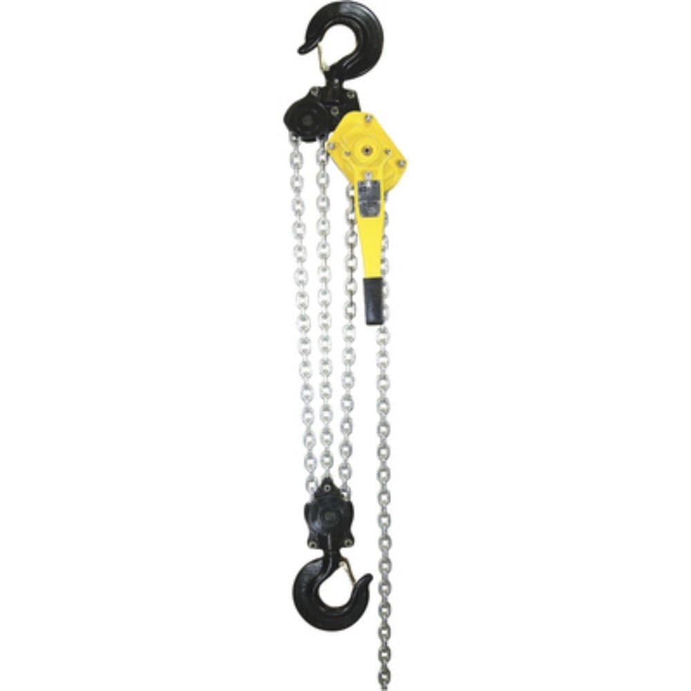 OZ Lifting Lever Hoist with Std. Overload Protection 9 Ton Cap. 20' Lift