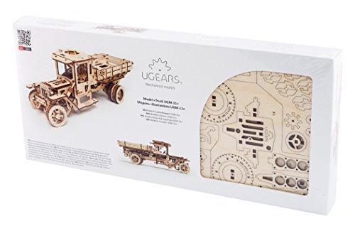 Ugears Set Of Additions For Truck Ugm 11 (Tanker, Rescue Ladder And Trailer Chassis) Is Mechanical 3D Puzzle For Kids And Adults #TOP7