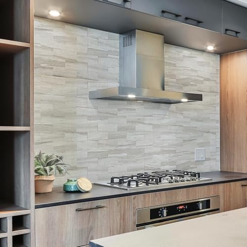Image of Art3d Peel and Stick Backsplash, Stick on Wall Tile, 10-Pack, Biege Marble