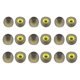 NANLANFAN Silicone Earbud Tips Replacement for bmani T16 / bmanl T16 / ZINGBIRD Z67 / Orancu A12 / TOZO T6 / TOZO T10 / RIZIZI A12 / Boean U18 U8 U8I PRO Wireless Earbuds, 9 Pairs (S/M/L)