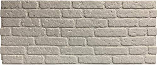 asCountryStone Klinkeroptik ST White | 120x50cm | Wandverkleidung, frei Gestaltbar, individuell Designbar