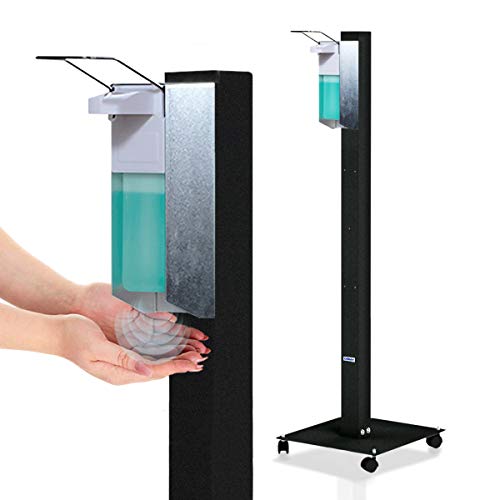 KRIEG Desinfektionssäule stehend I Anthrazit I Hygienestation...