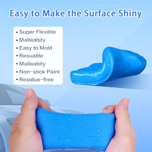 Kliveco KCY-400 4Pcs Car Clay Bars Auto Detailing 400G-Clay Bar Kits thumb #2