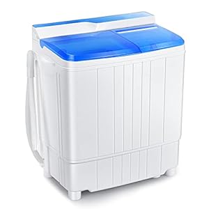 TANGZON Twin Tub Washing Machine, 8.5/6/4.5KG Portable Washer and Spin Dryer Combo with Timer Control, Compact Washers…