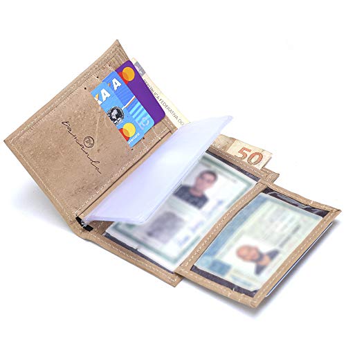 Carteira Masculina Porta Crlv Rg Cédulas Couro Legitimo (AMARELA) (AMARELA)