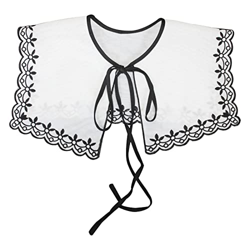 Perfeclan Chal de cuello desmontable para mujer, accesorio elegante
