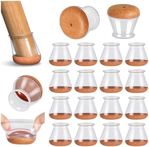 Protector Patas Sillas, 16 Piezas Protectores de Suelo para Patas...