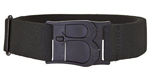 BELTAWAY Elastic Belt for Women - No Show Stretch Belt With Flat Buckle - Adjustable No Show Belt For Everyday Jeans & Outfits, Elastic Stretch & Invisible, Comfortable & Perfect for Casual Wear