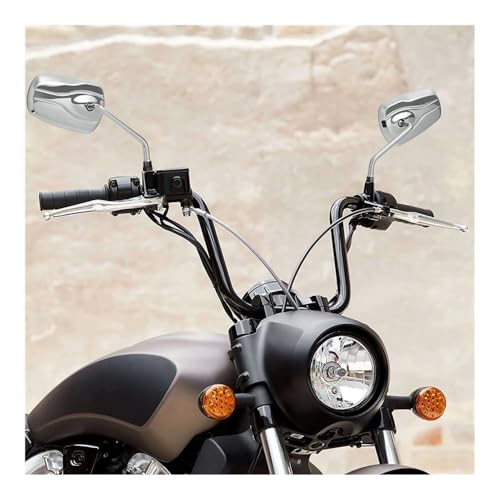 Rétroviseurs moto 8mm réglables pour Touring Softail - 3