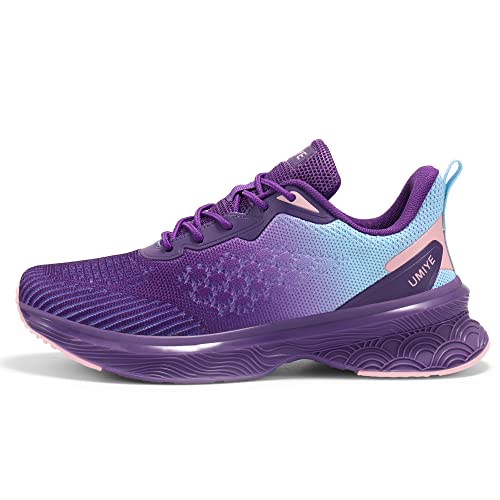 Umiye Women's Lightweight Non Slip Walking Shoes Athletic Tennis Sneakers Sports Gym Running Shoes For Women Wide Size 6.5 #TOP6